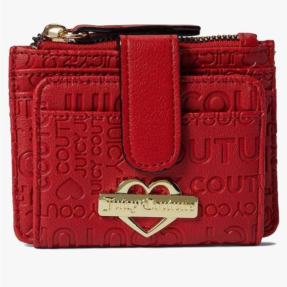 Juicy Couture Handbags - Juicy Couture Glam Tab Card Case Scarlet Red One Size